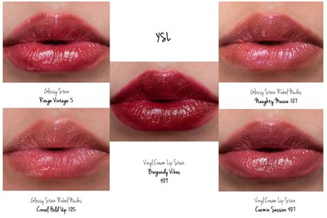 YSL Burgundy Vibes (409) Vinyl Cream Lip Stain Review.